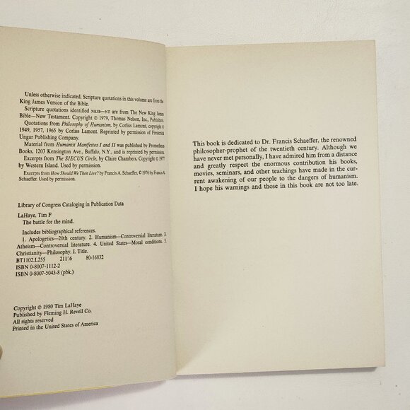 Battle for the Mind A Subtle Warfare by Tim Lahaye - Picture 2 of 6